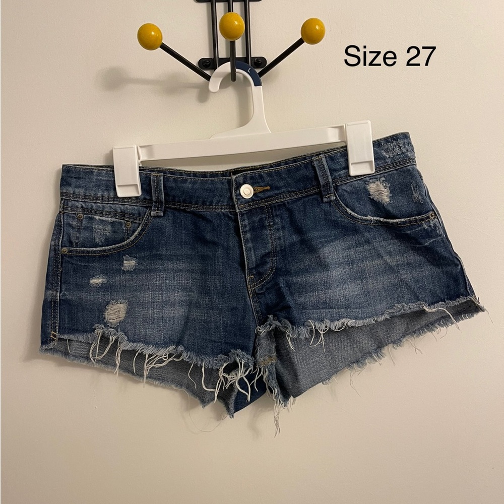 Denim shorts size 27